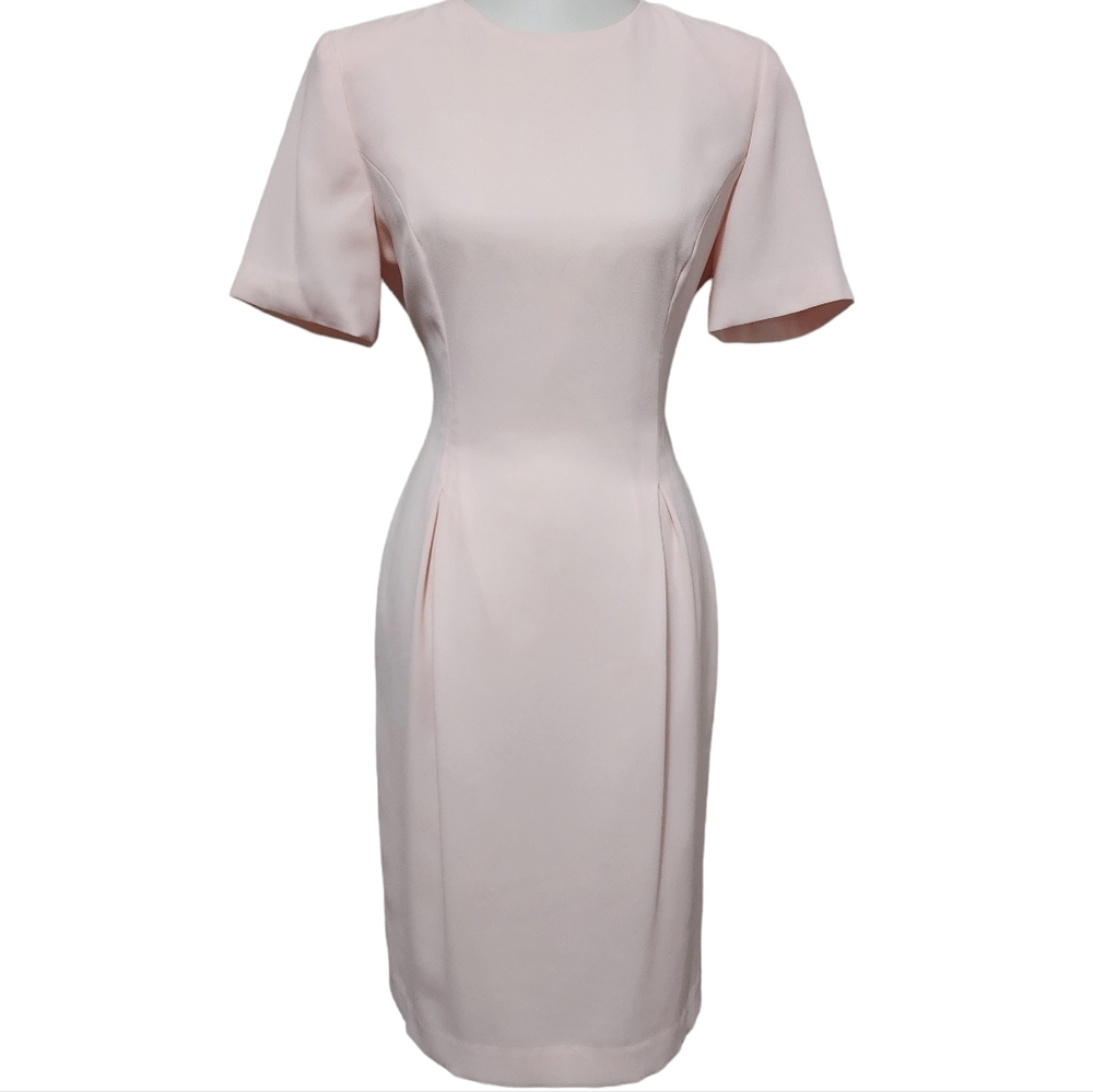 Worthington pink pastel short sleeve sheath dress size 8
